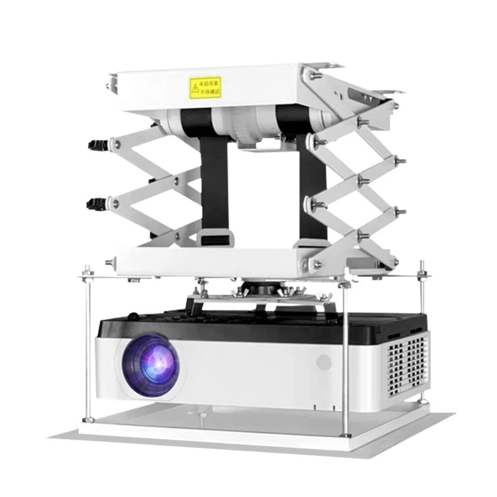 Electric Projector Lift Ceiling Mount Projector Remote Control Projector Stand