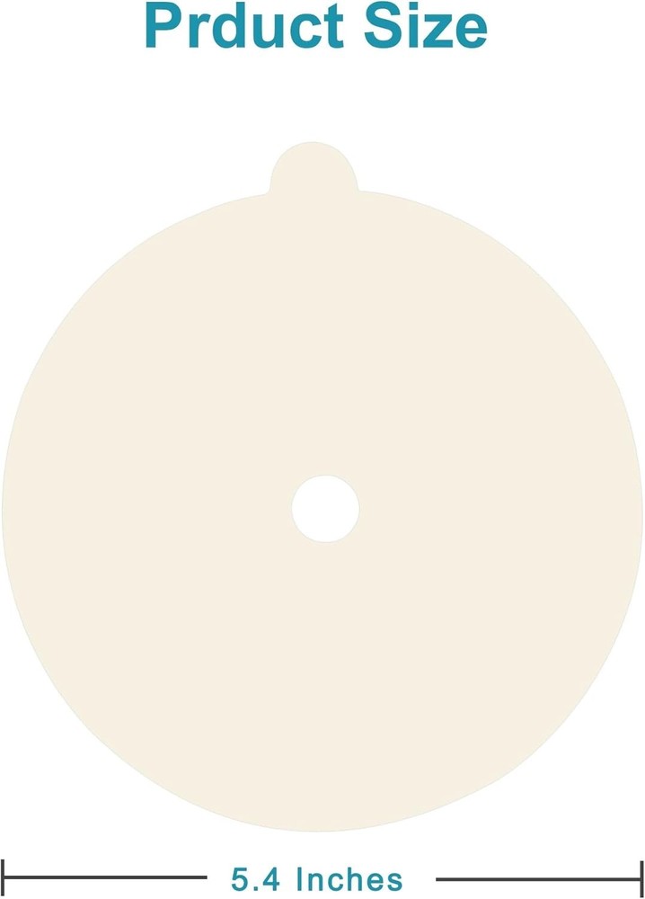 24 Pack Flea Trap Refill Discs 5.4" Replacement Sticky (White)