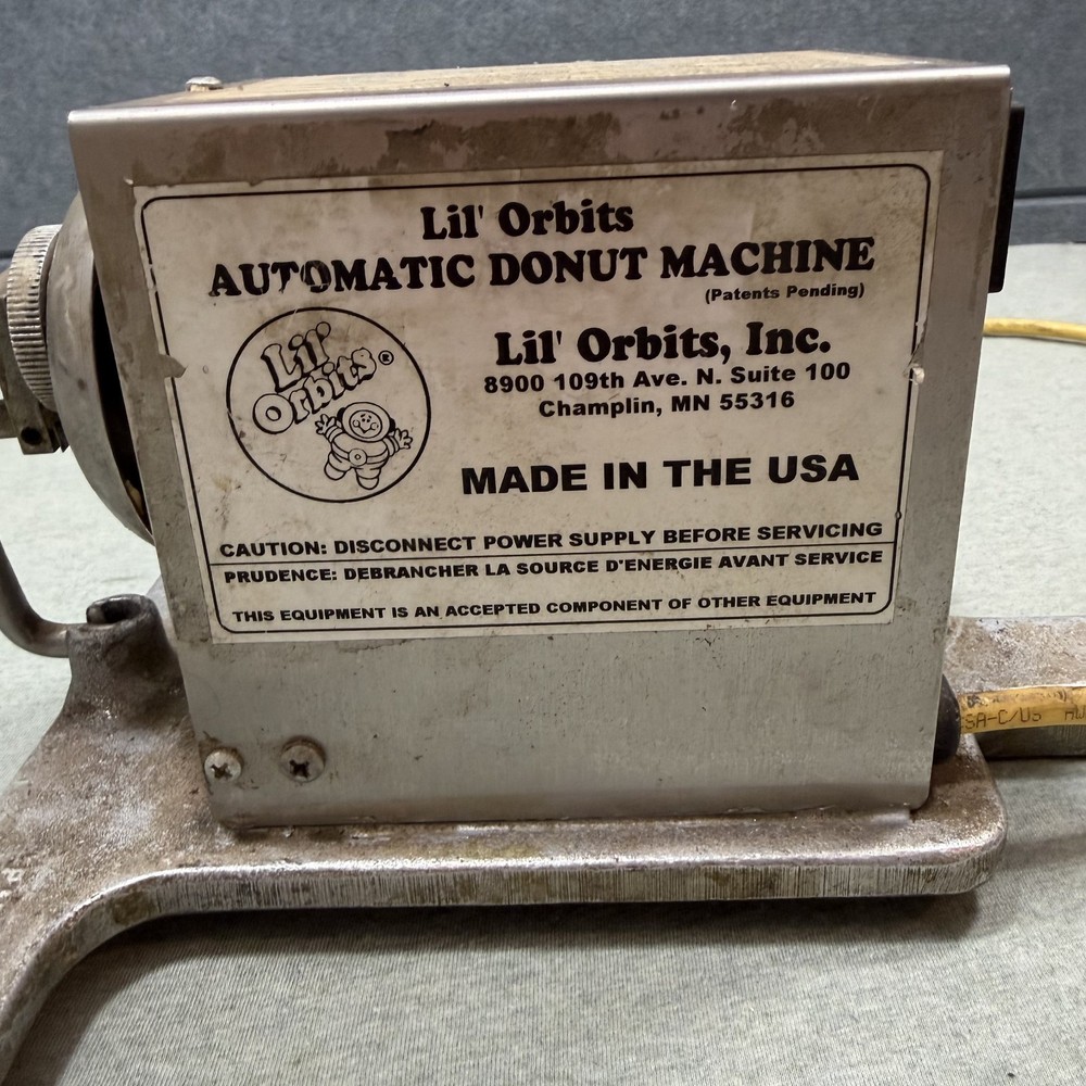 Lil Orbits SS2400 Hopper Drive Motor Replacement Mini Donut Machine Untested