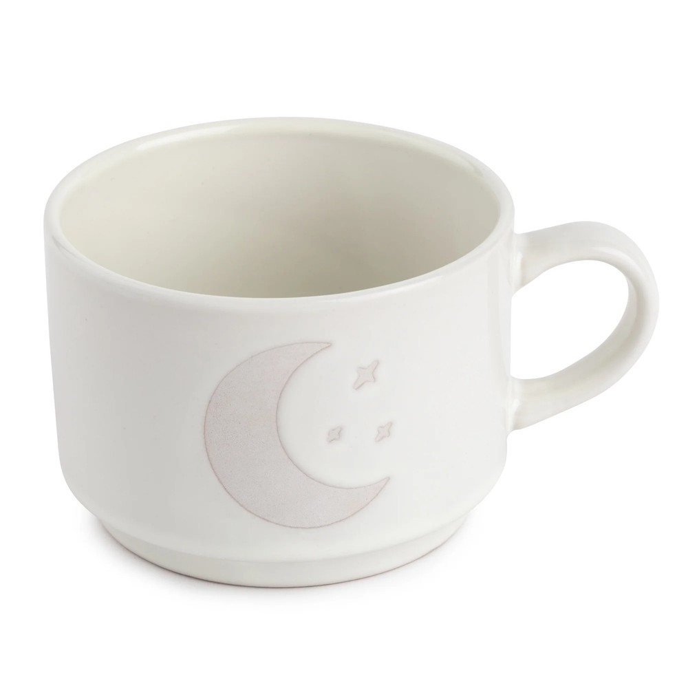 Thyme & Table Stackable Ceramic Coffee Mug, 11 fl oz, 4-Pack