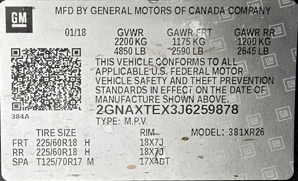 Fuse Box Engine Fits 18-22 EQUINOX 1544980