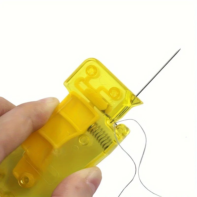New Elderly Use Automatic Easy Sewing Needle Device Threader Thread Guide Tool