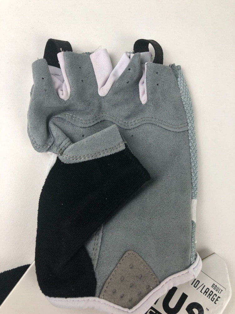 Lizard Skins Aramus Elite Split Finger Gloves SIZE Medium Grey/White