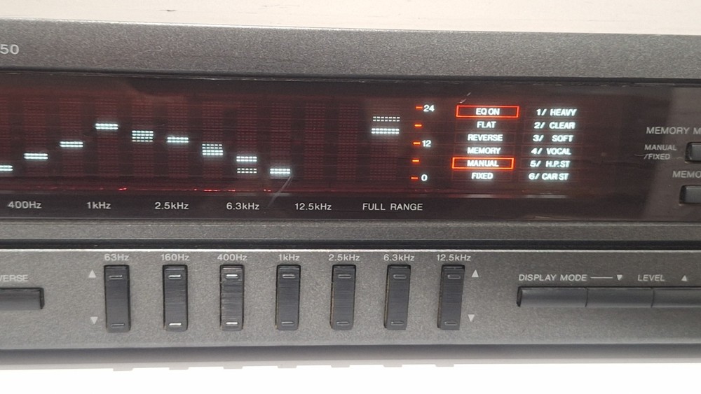 [ Add Video ] Panasonic SH-D50 Graphic Equalizer Vintage Tested EQ Function