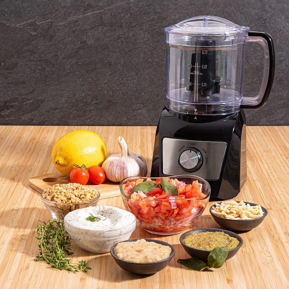 3 Cup Mini Food Processor Strong Vegetable Chopper for Dicing Chopping Mincin...