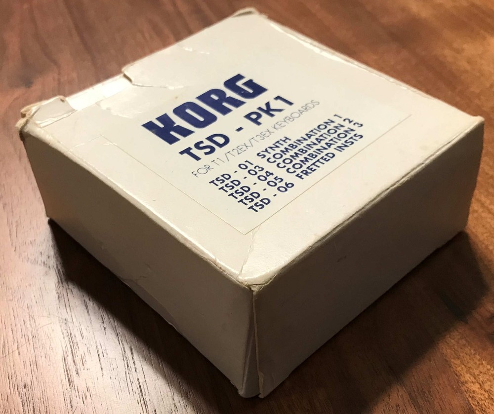 KORG TSD-PK1, KORG T-SERIES RAM DISK SET IN ORIGINAL BOX