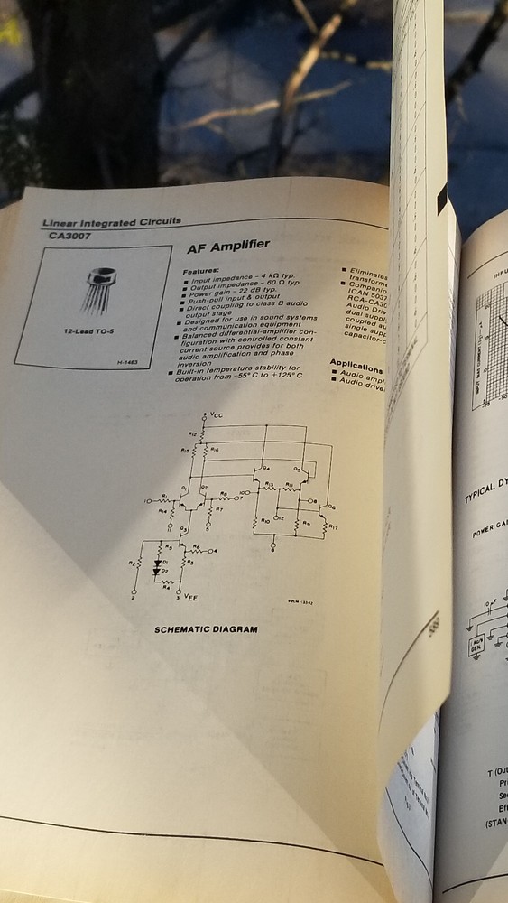 VINTAGE RCA ELECTRONICS BOOK LINEAR INTEGRATED CIRCUITS INDUSTRIAL CONSUMER