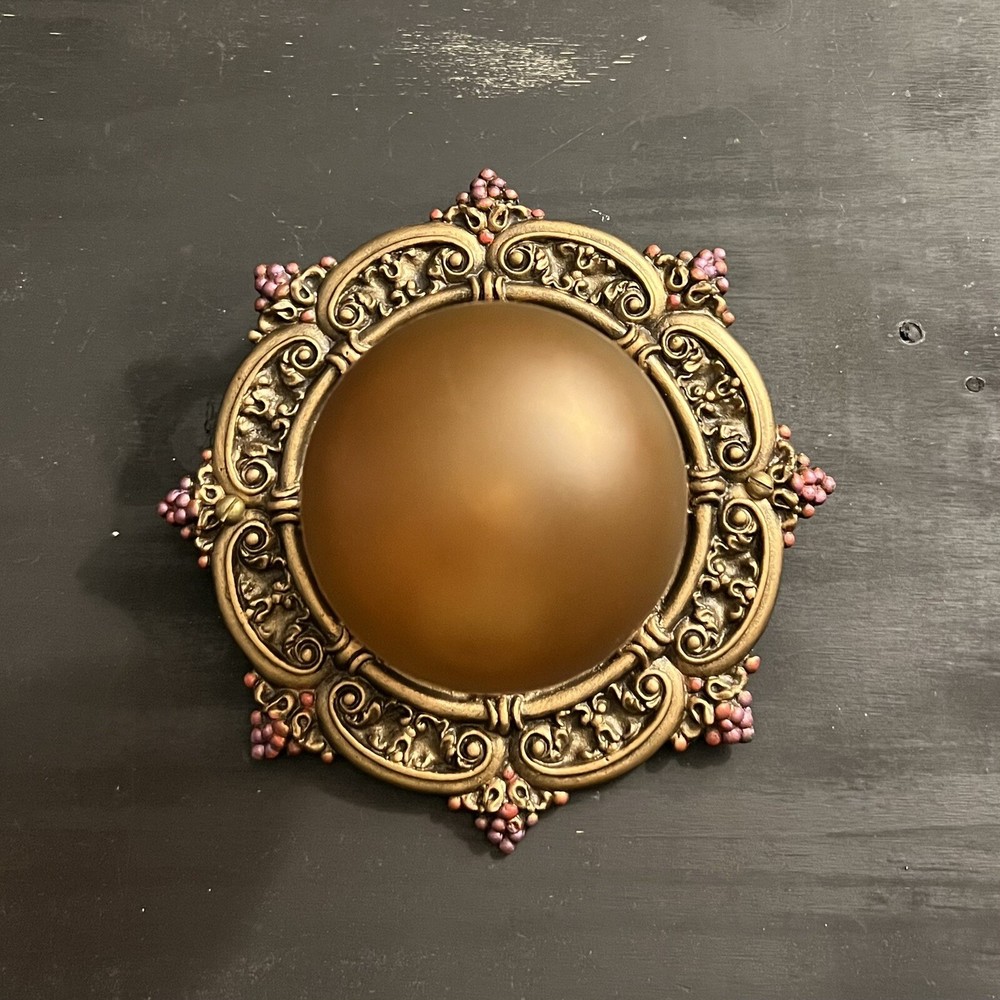 Rewired Single Flush Mount Rewired Polychrome Finish 25G