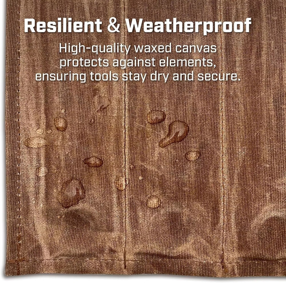 Tool Pouch, Roll-Up Storage Bag for Hand Tools & Wrenches