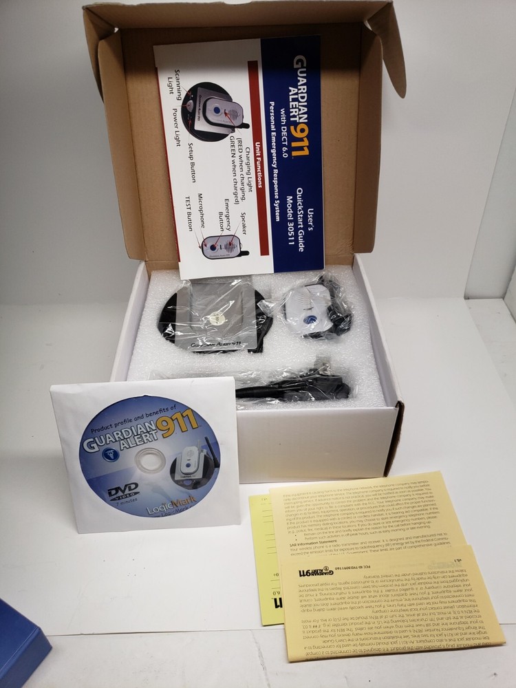Logicmark Guardian Alert 911 Model 30511 Emergency System