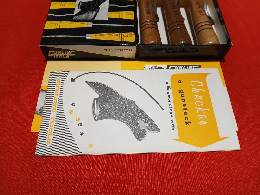 Gunline Camp Perry 18 LPI Checkering Set