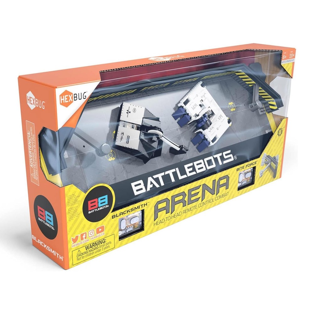 Hexbug Battlebots Arena, Bite Force And Blacksmith, For Ages 8+