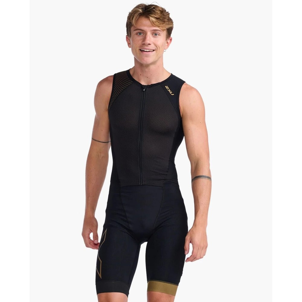 2XU Men's Light Speed Front Zip Tri Suit - 2024