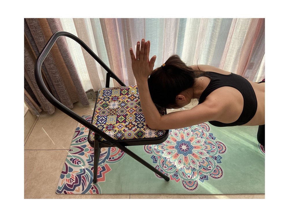 Aozora Backless Yoga Chair Prop - Flexibility and Strength Training Tool Basic