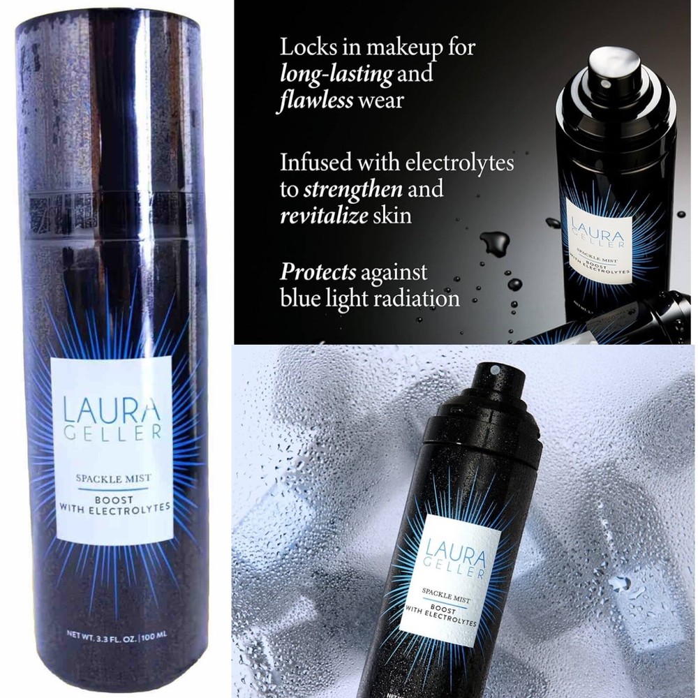 LAURA GELLER “Spackle Mist” Boost w/ Electrolytes NWOB Sealed - Fast Ship + Gift