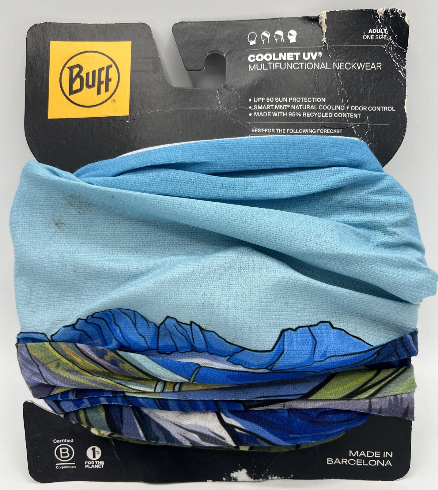 Buff Coolnet UV Glacier National Park Multifunctional Neckwear NEW OTHER UPF 50