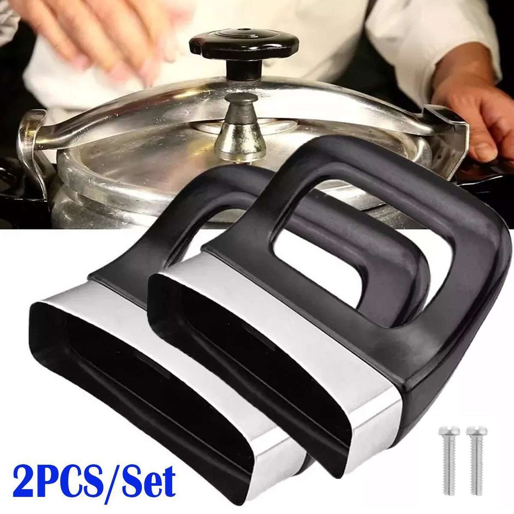 2Pcs Pot Side Handles Cookware Pot Saucepan Pan Handle Replacement Side Grip