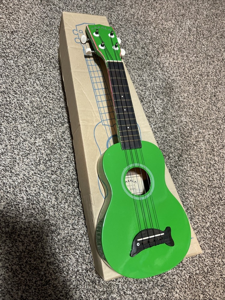 Kala Soprano Dolphin Ukulele - Green
