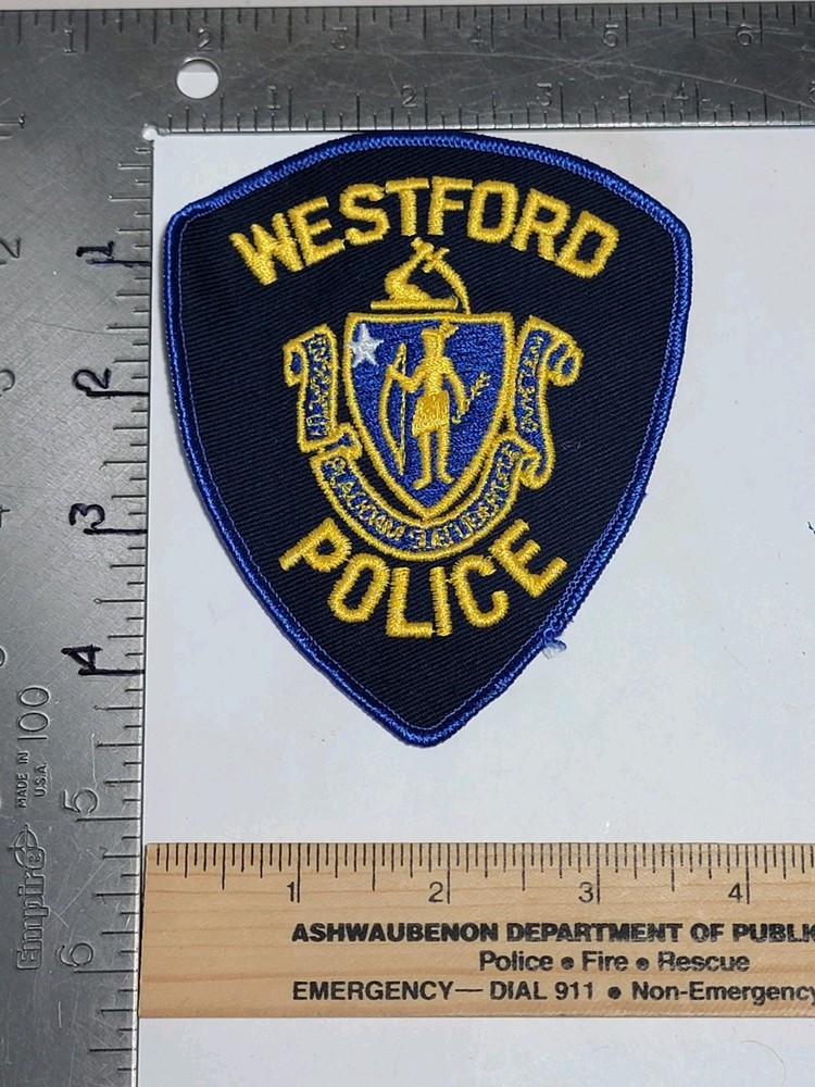 LE4 Police Patch Massachusetts Westford