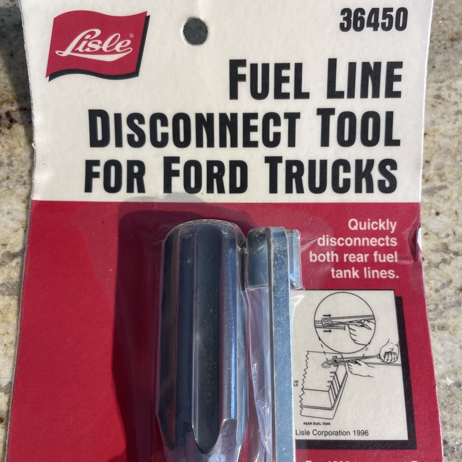 Lisle 15" Long FUEL Line Disconnect Tool Set Screwdriver Ford Truck 3/8" 5/16"