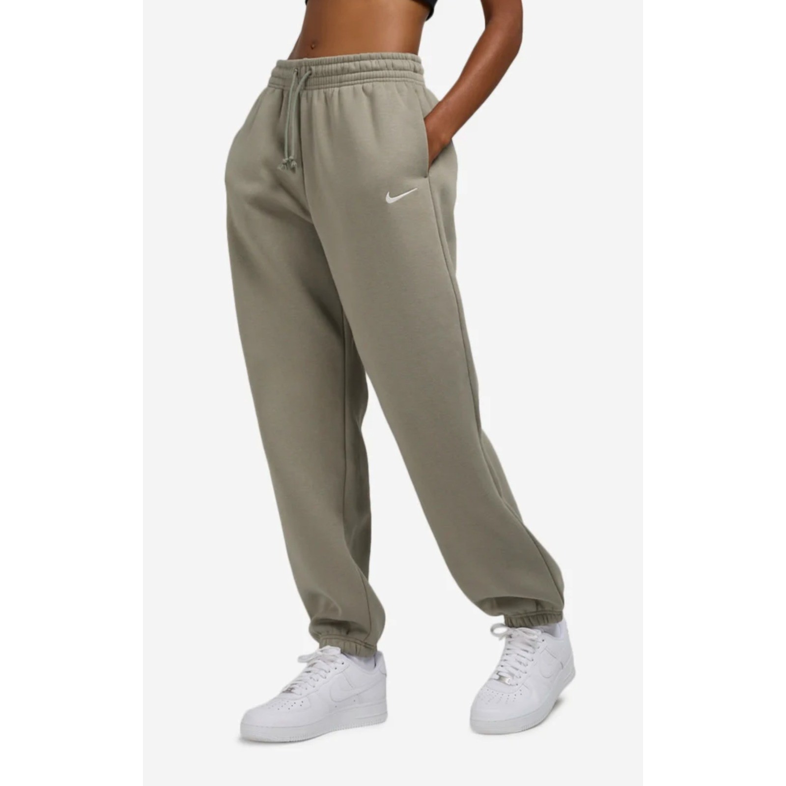 Nike Women's XS Oversized Fit High Rise Full Length Sweatpants Green (MSRP $70)