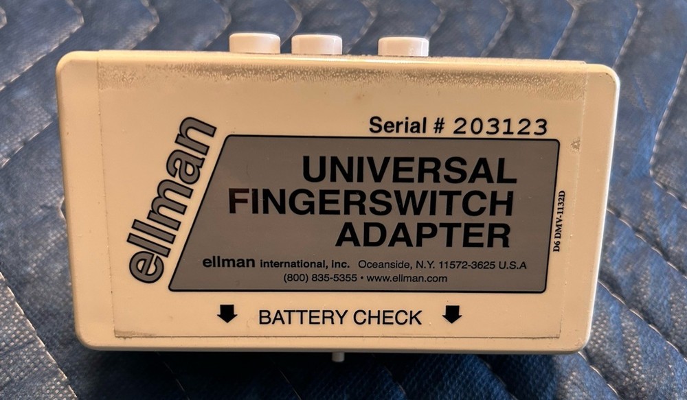 Ellman EMC Universal Fingerswitch Adapter FFPF Finger Switch