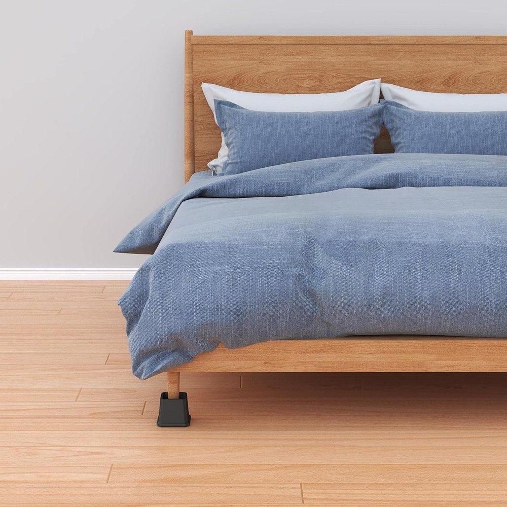 Bed Risers 3 Inch Heavy Duty 9 Pack Furniture Risers for Sofas Oversized Couc...