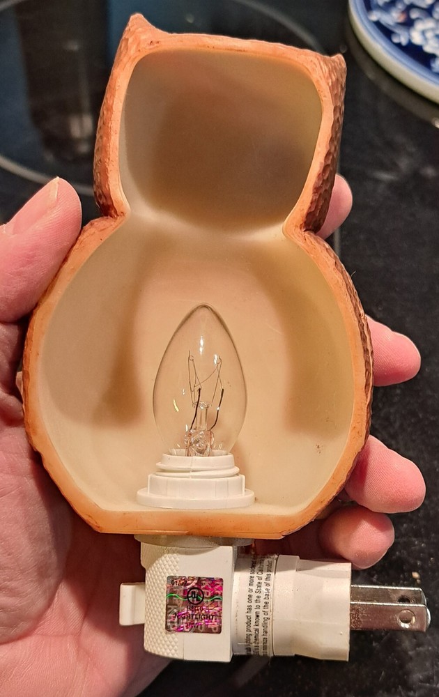 Owl Night Light Plastic