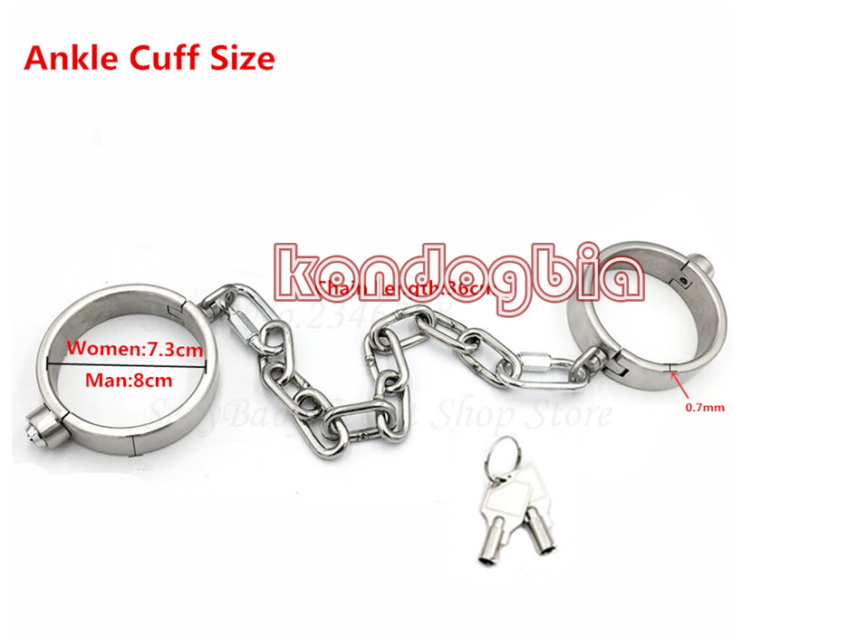Customized Size Inner Diameter 10.5cm Stainless Steel Ankle cuff