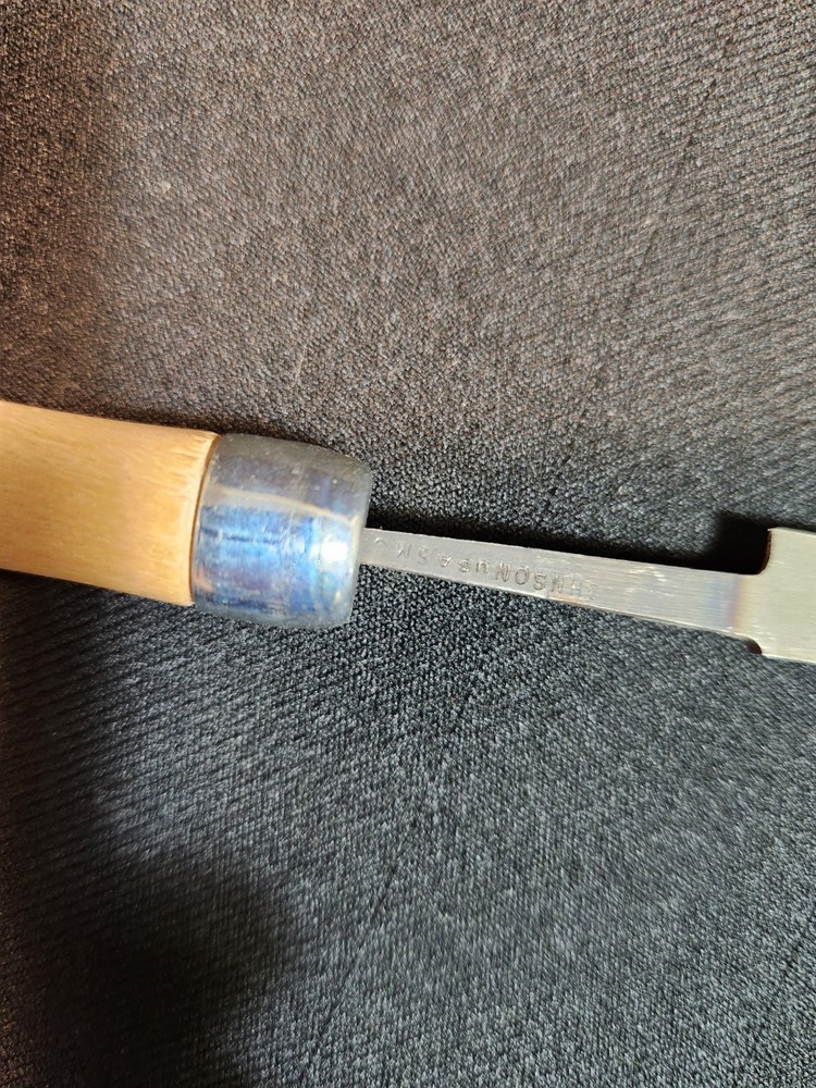 6-Assorted Nicholson Files, Knife, Flat & Simons Triangular, w/ SKROO-ZON Handle