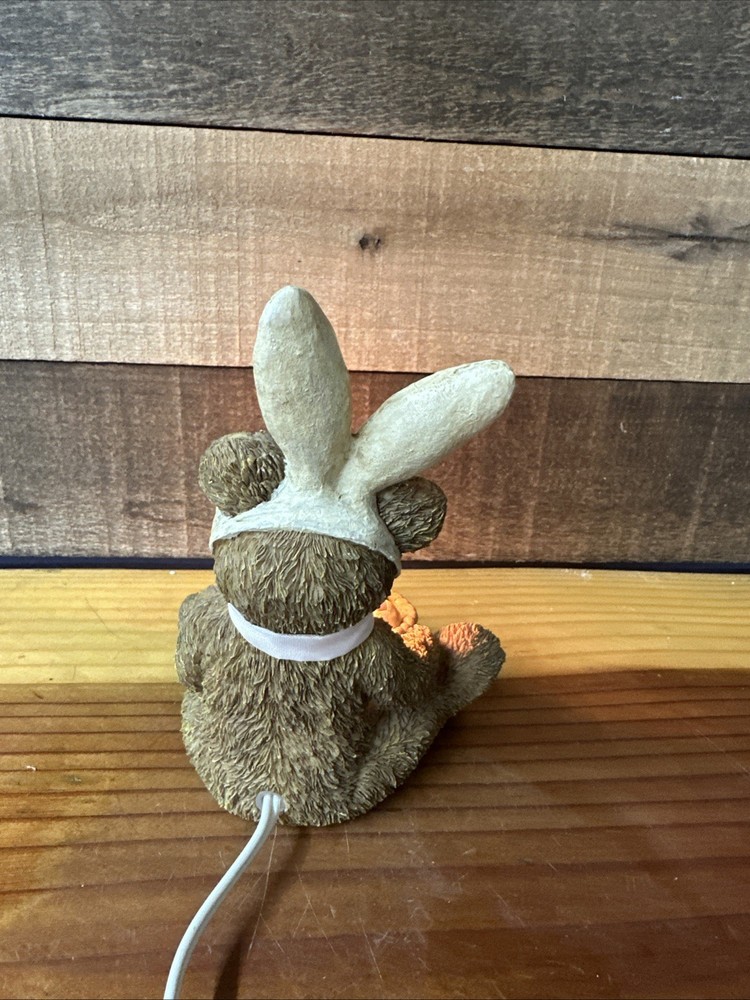 Teddy Bear Bunny Night Light 6” Tall