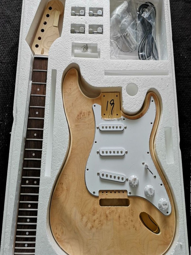 ST Maple Wood Electric Guitar Material Combination Set