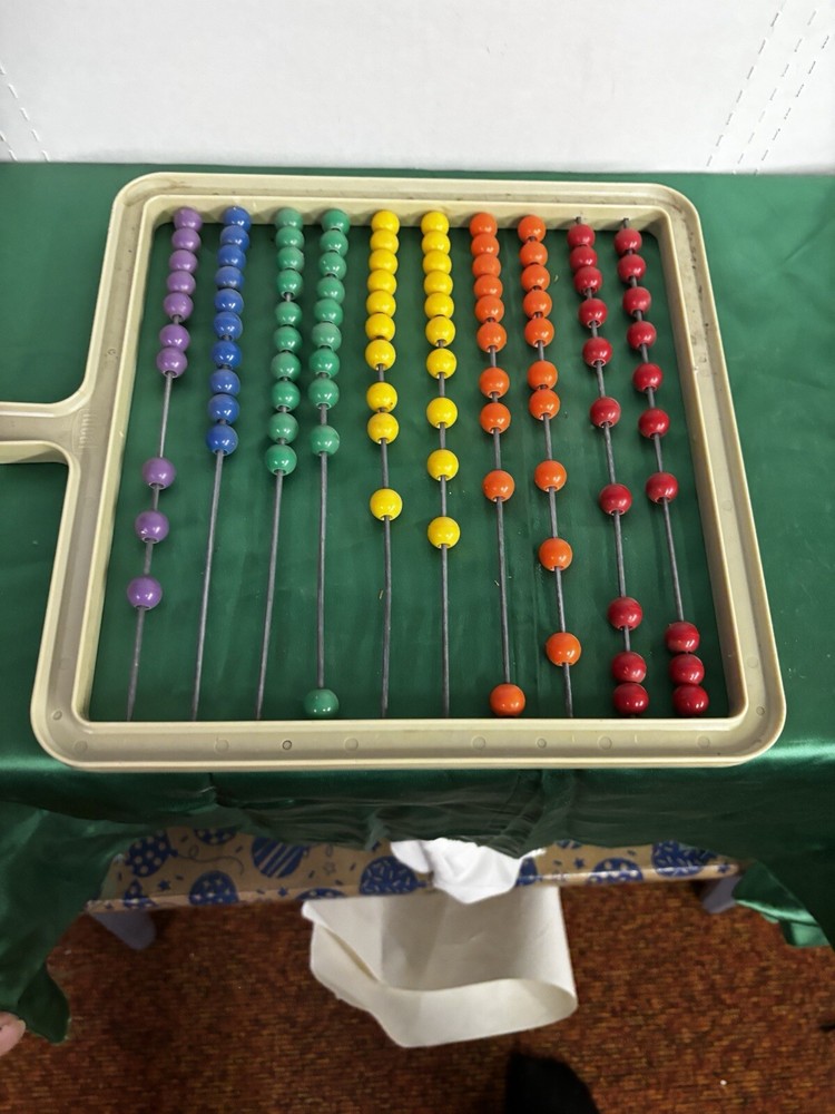 Vintage Ideal School Supply Computing Counting Abacus