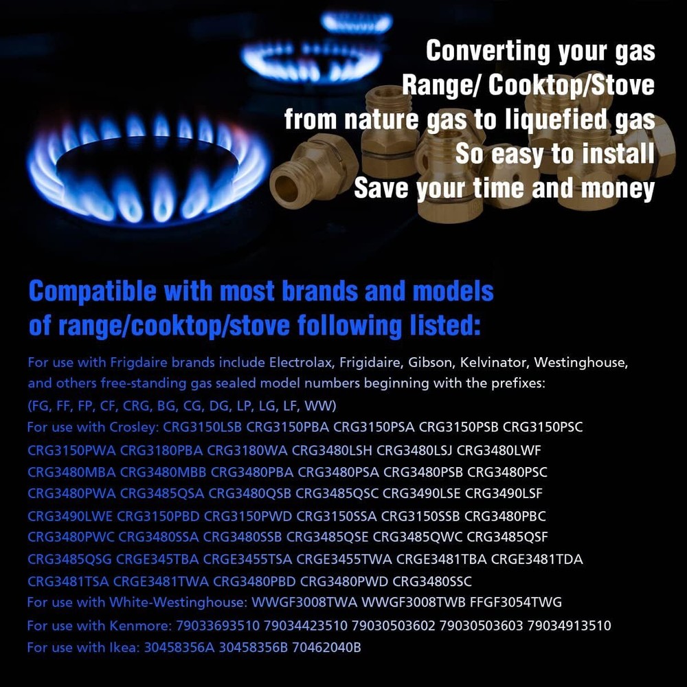 GRLP4 LP Conversion Kit Compatible with Frigidaire Gas