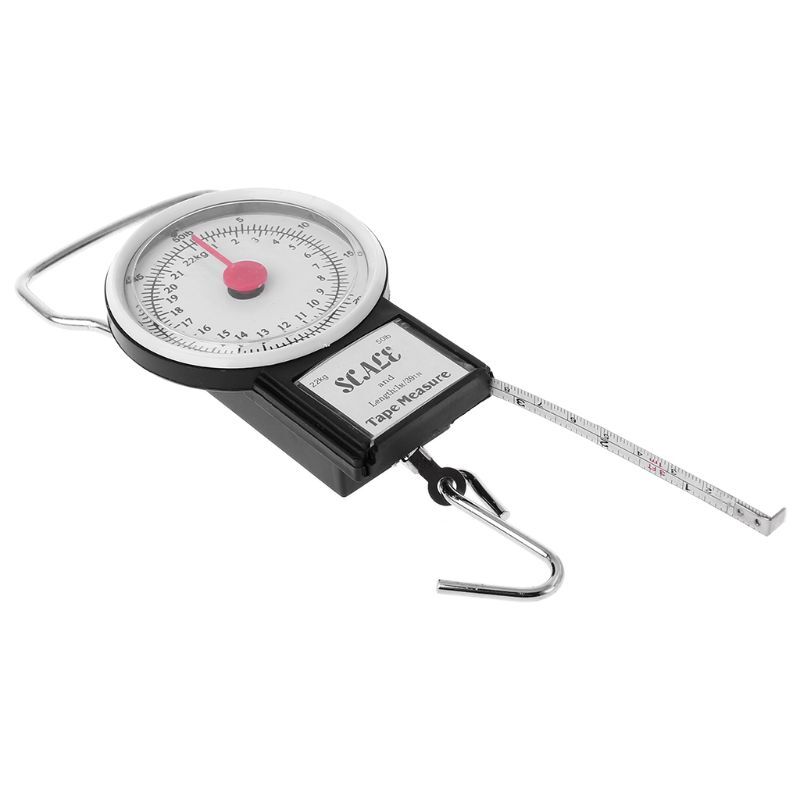 22kg/50lb Portable Scale Fish Hook Weighing Kitchen