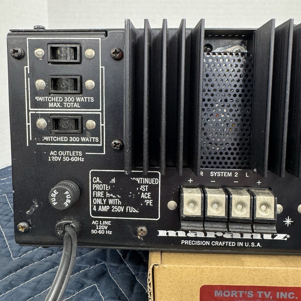 MARANTZ 1120 CONSOLE STEREO AMPLIFIER - SERVICED - CLEANED - TESTED