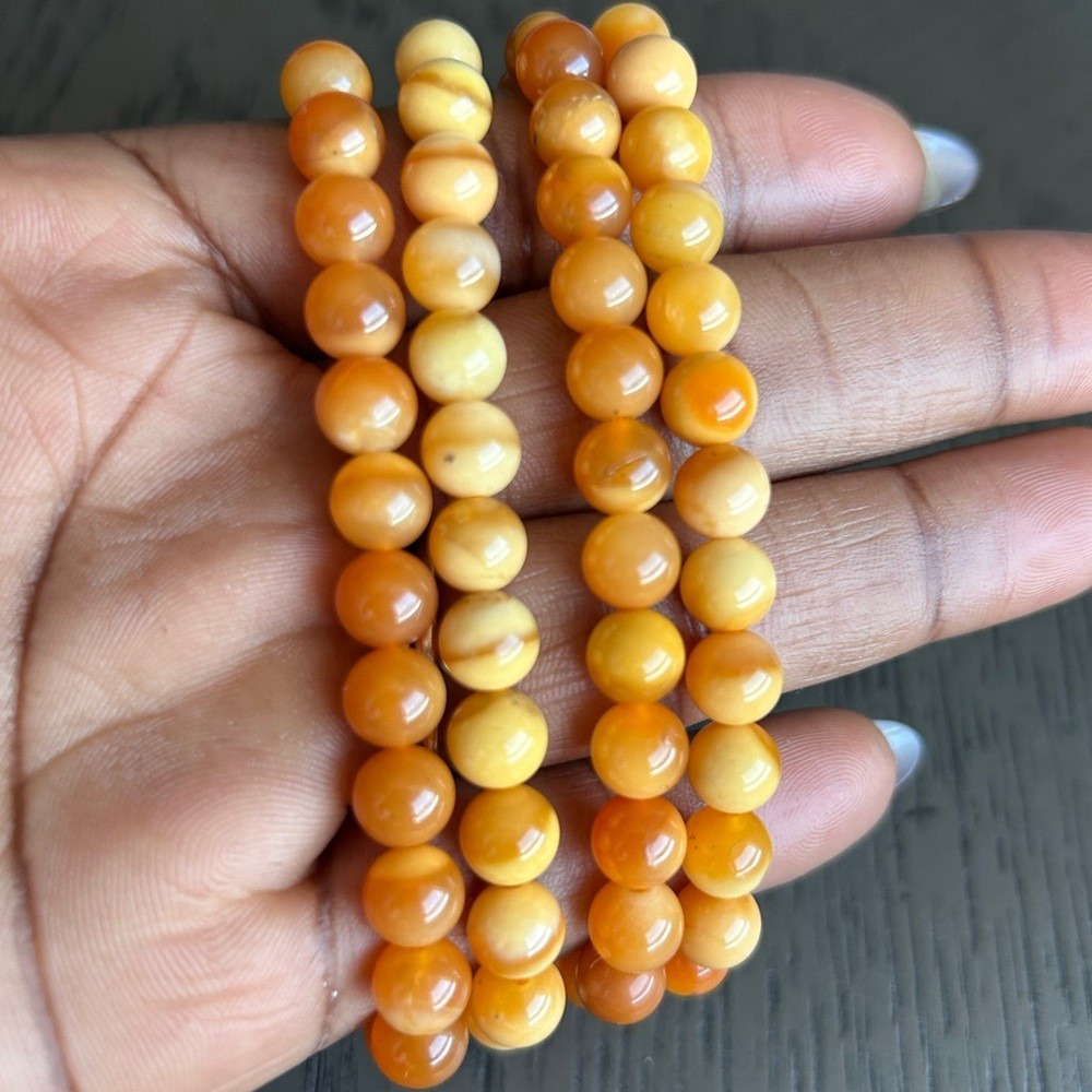 (ONE) Burmese jade bracelet SIZE 6.5’