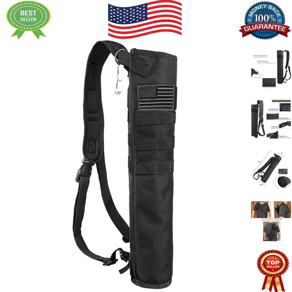 Compact & Foldable Hip Arrow Quiver with Adjustable Strap for Target Shooting