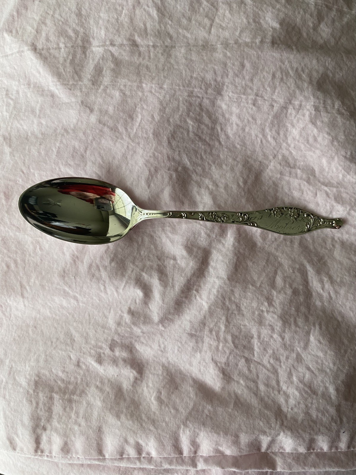 Antique Gorham Oxford Sterling Silver Teaspoon Engraved “Mother” c1950s