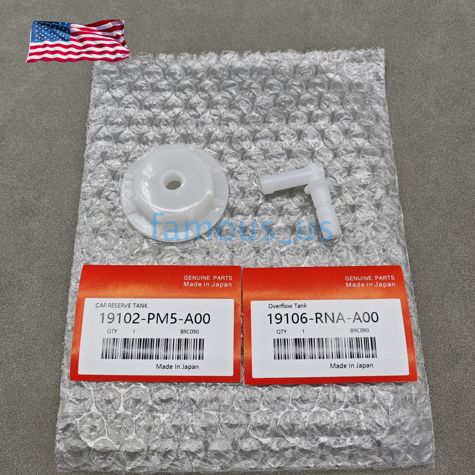 OEM 2" Radiator Coolant Reservoir Overflow Tank Cap For Honda Accord CRV US