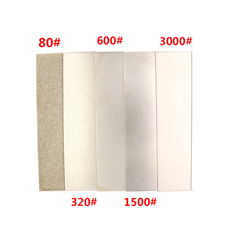 Rectangular Diamond Coated Flat Sanding Disc Polishing Disc Sheet 80-3000 Grit
