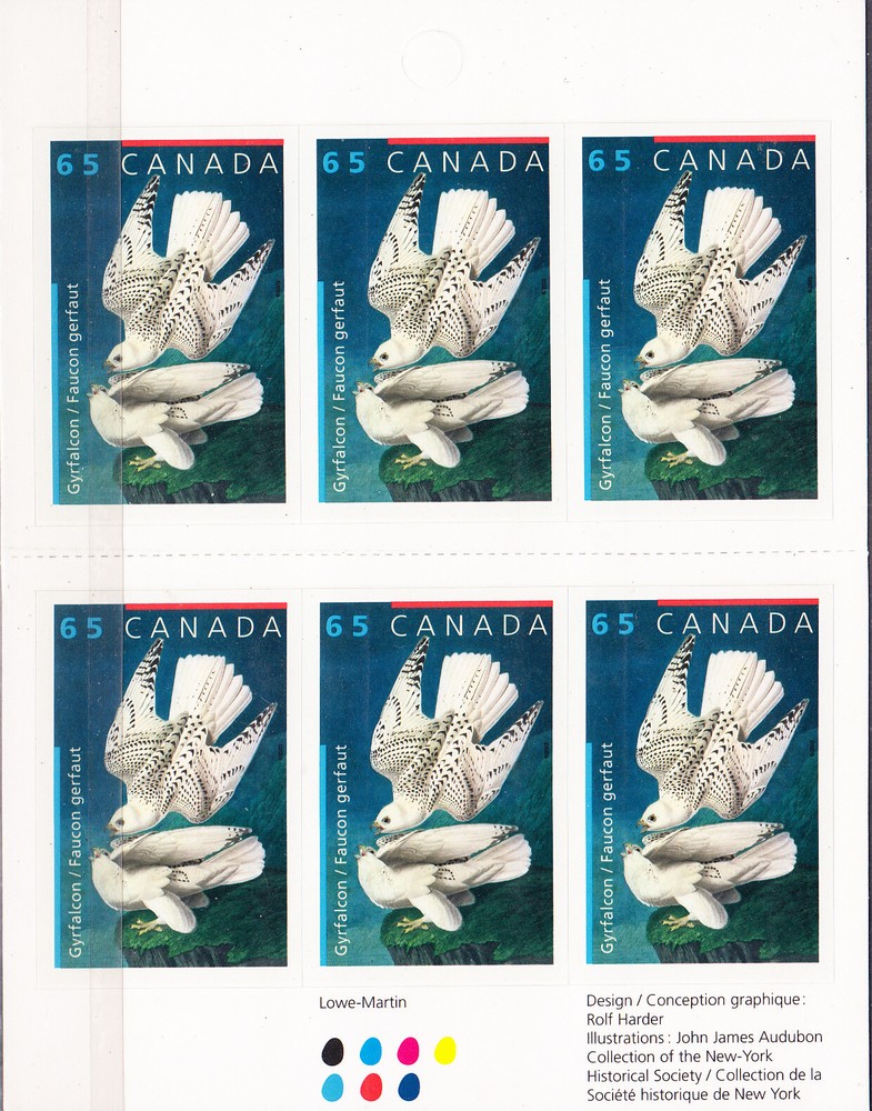 W CANADA 1983-BK267 BIRD GYRFALKON