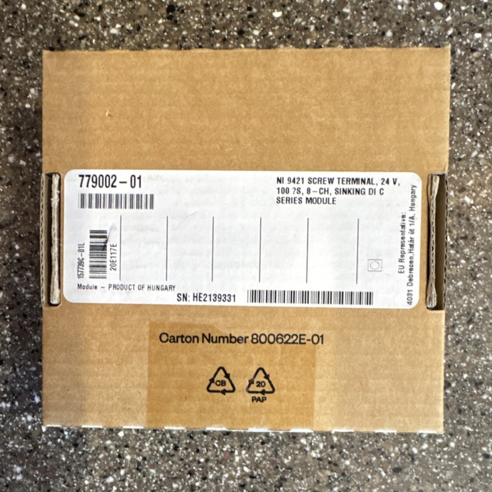 National Instruments NI 9421 Digital Input Module, 8 Channels, 779002-01