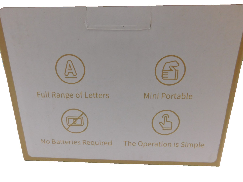 Phomemo E975 Embossing Label Maker Handheld Label Maker With 6 Label Tapes