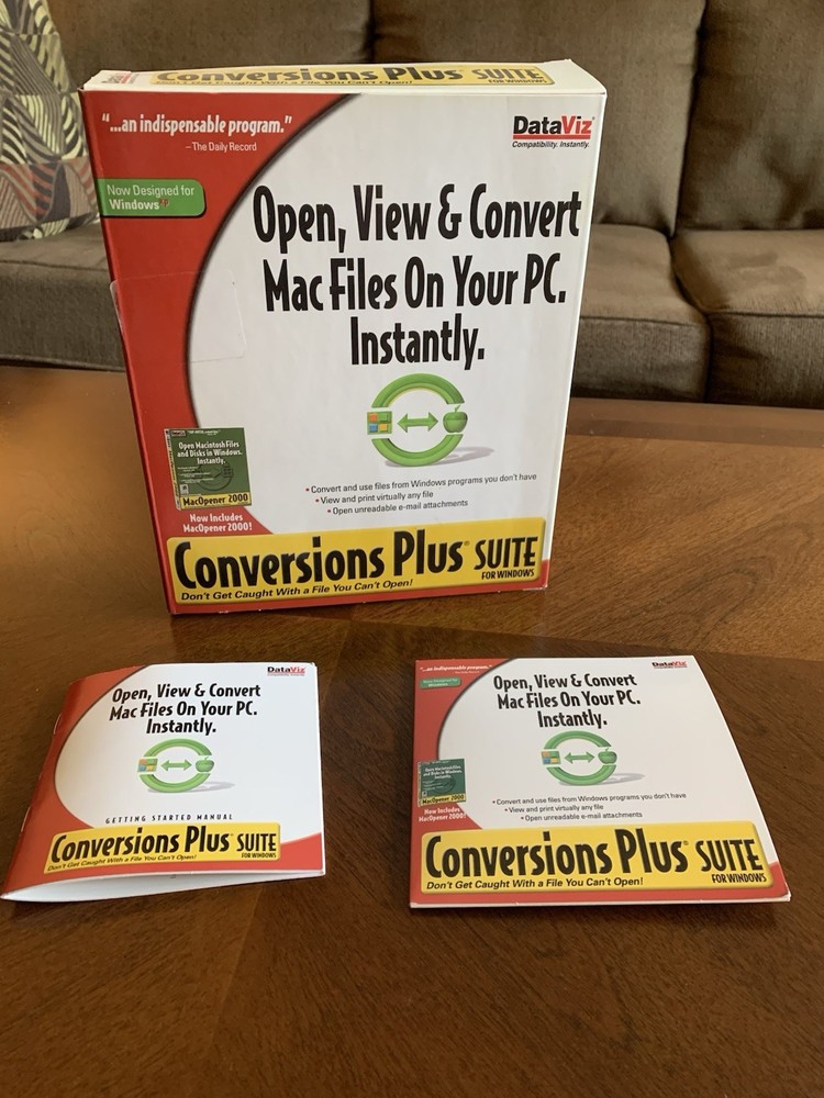 Conversions Plus Suite for Windows XP and later — CD version