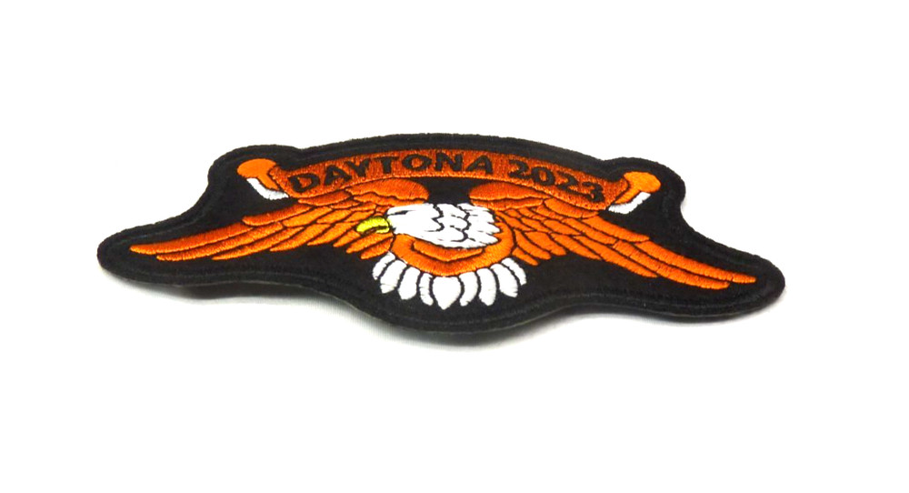 Daytona 2024 Eagle Orange, White Small Patch.
