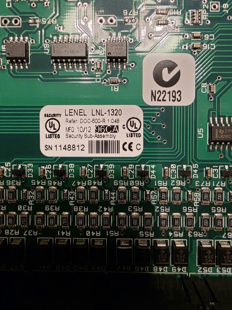 Lenel LNL-1320-S3 Dual Reader Interface Module Access Control Used 4 Total