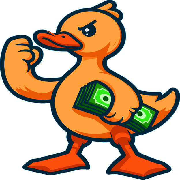 30 Custom Money Duck Personalized Address Labels