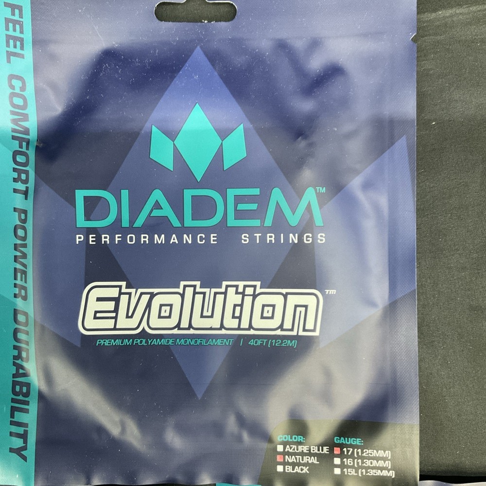 Diadem Evolution Natural 17g Tennis String