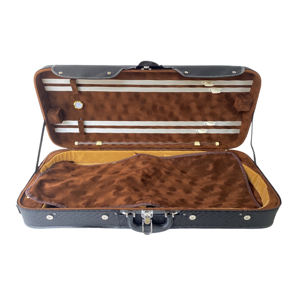 Double Violin Case Viola Case Wooden Struct Adjustable Size Violin Box Strong